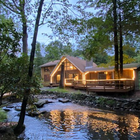 Secluded Chalet On Stream-Mins To Camelback Tannersville Exteriér fotografie